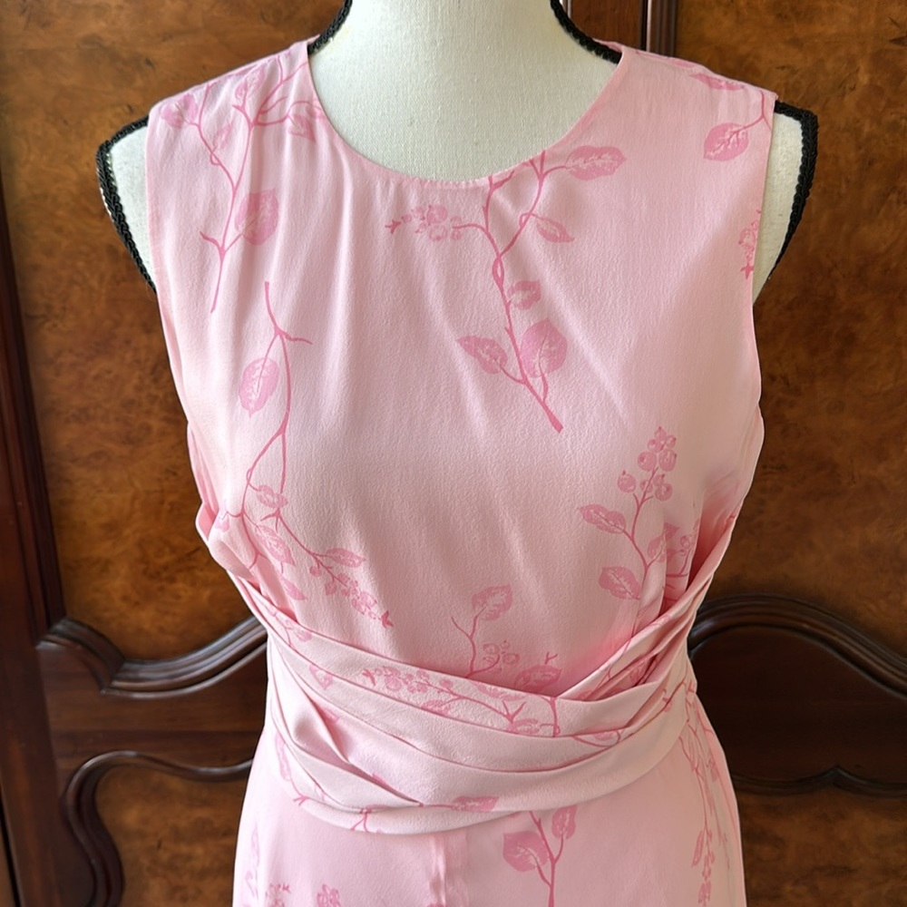 Adrianna Papell Silk Sleeveless Maxi Dress - Picture 3 of 13